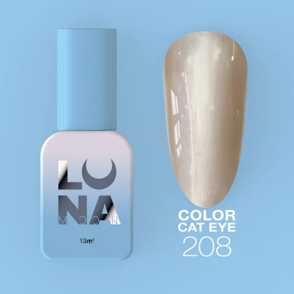 LUNA MOON - Гель-лак Color Cat Eye №208