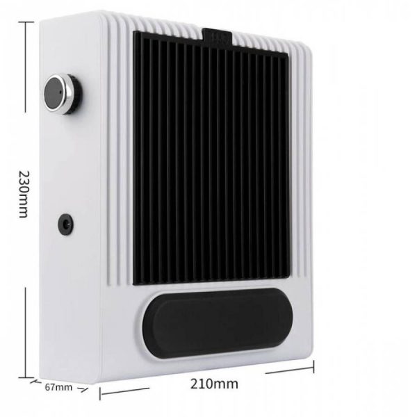 SIMEI - HOOD FOR MANICURE BQ 858-1 WITH HERA FILTER 80W WHITE - שואב אבק למניקור לבן - BQ 858-1 - Image 5