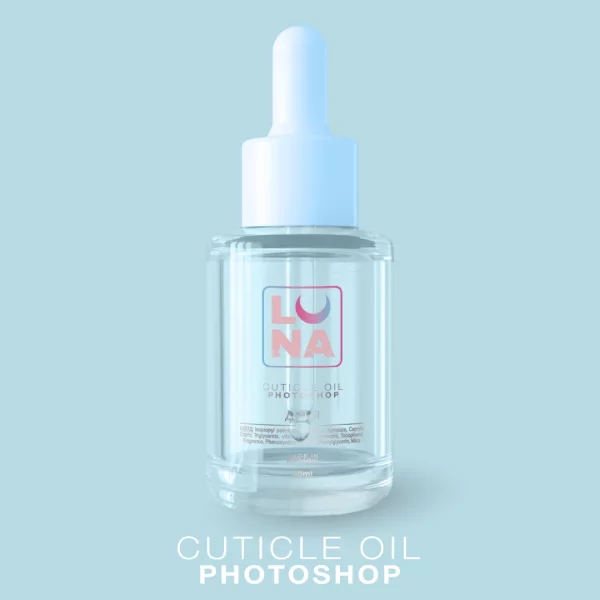 LUNA MOON - Суха олійка для кутикули з ароматом дині Photoshop Oil 30ml