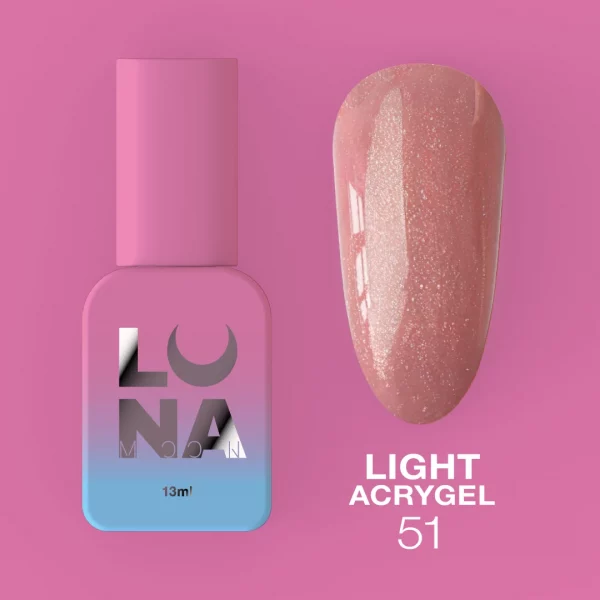 LUNA MOON - Рідкий Гель Light Acrygel 13ml № 51