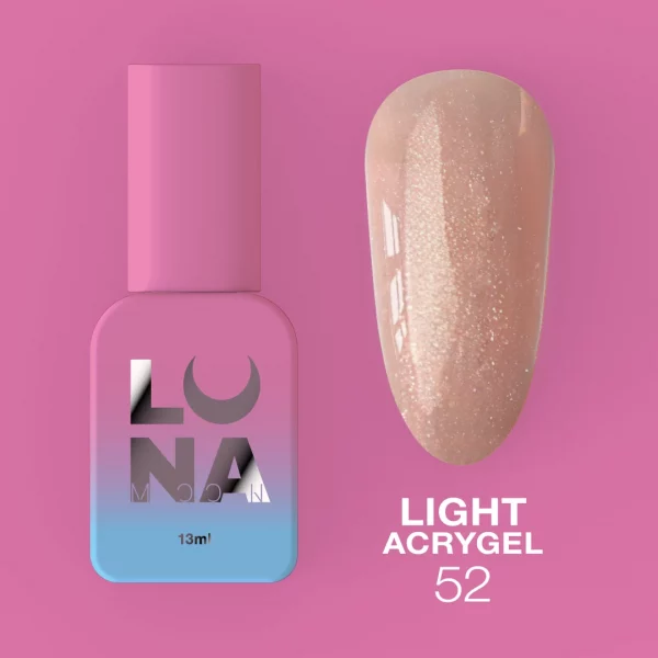 LUNA MOON - Рідкий Гель Light Acrygel 13ml № 52