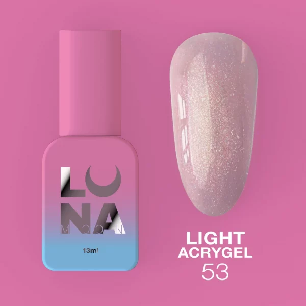 LUNA MOON - Рідкий Гель Light Acrygel 13ml № 53