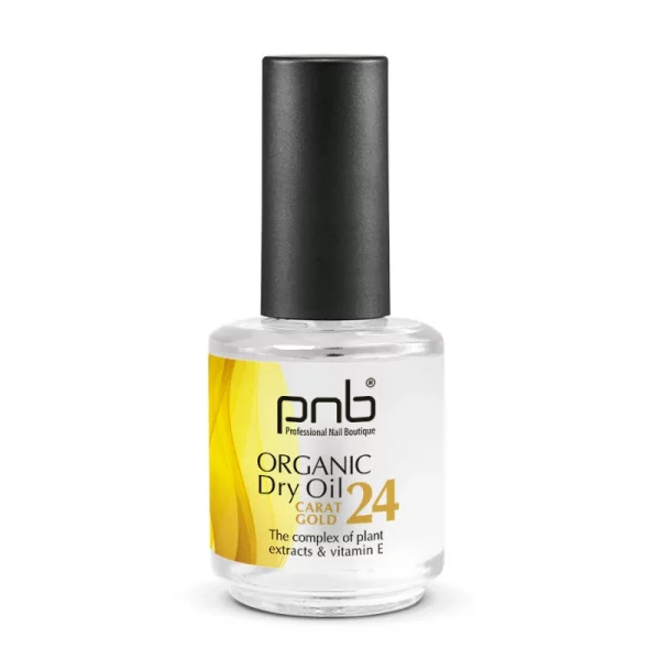 PNB - Organic Dry Oil PNB, 15 ml - שמן יבש אורגני לציפורניים מועשר בויטמינים 15 מל