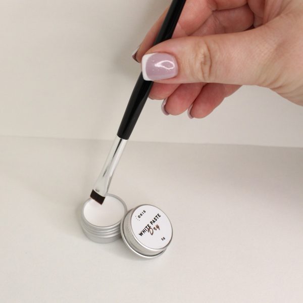 OKIS - White paste for fixing the sketch of eyebrows 5 ml - פסטה משחה לבנה לקיבוע סקיצה של גבות 5 מ"ל - Image 3