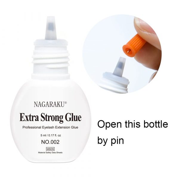NAGARAKU - Extra Strong Glue No. 002 (1-2 seconds), 5 ml - דבק חזק במיוחד (1-2 שניות), 5 מ"ל - מס' 002 - Image 2