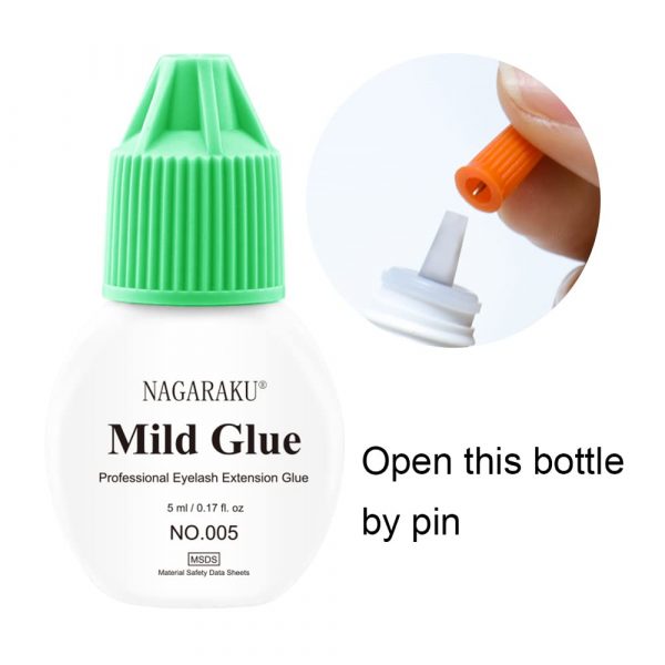 NAGARAKU - Mild Glue No. 005 (4-6 seconds), 5 ml - דבק עדין (4-6 שניות), 5 מ"ל - מס' 005 - Image 2