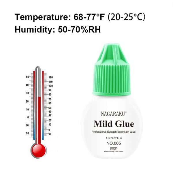 NAGARAKU - Mild Glue No. 005 (4-6 seconds), 5 ml - דבק עדין (4-6 שניות), 5 מ"ל - מס' 005 - Image 3
