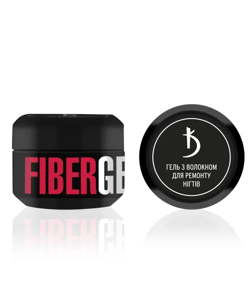 kodi - Gel with fiber for nail repair Fiber gel for repair, 12 ml - ג'ל פייבר עם סיבים לתיקון הציפורן 12 מל