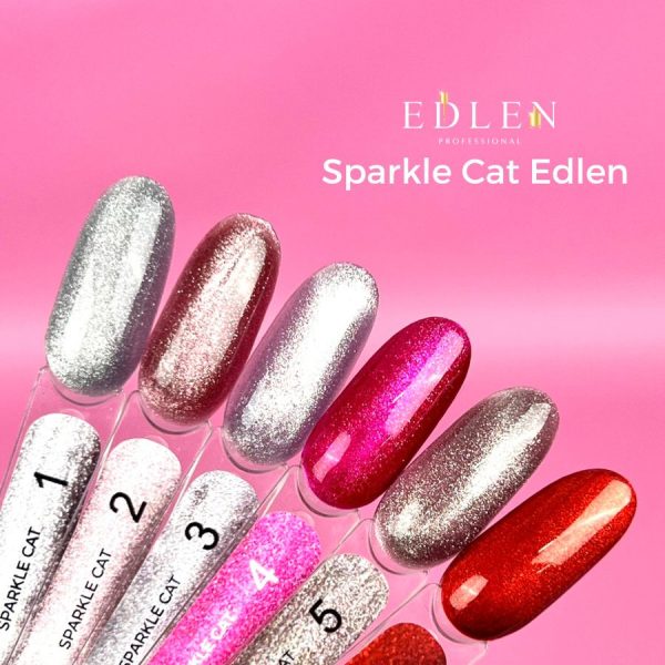 Гель лак Sparkle Cat Edlen 9 ml. №04 - Image 2