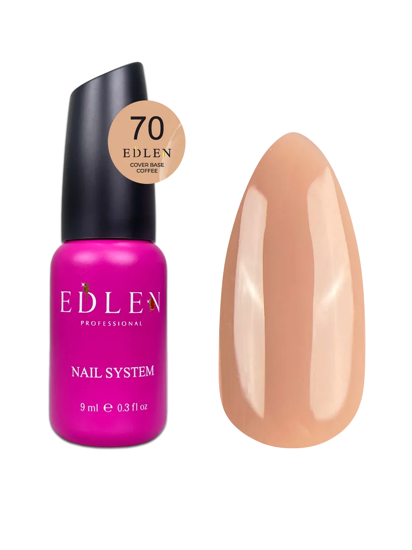 Камуфлююча база Cover base Coffee Edlen 9 ml. №70