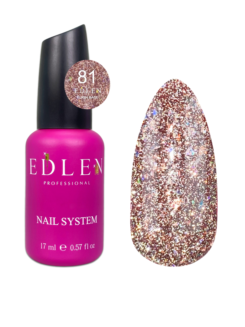 Камуфлююча база Cover base Flash Edlen 17 ml. №81