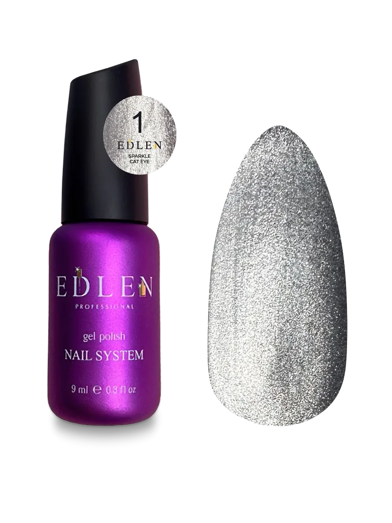 Гель лак Sparkle Cat Edlen 9 ml. №01