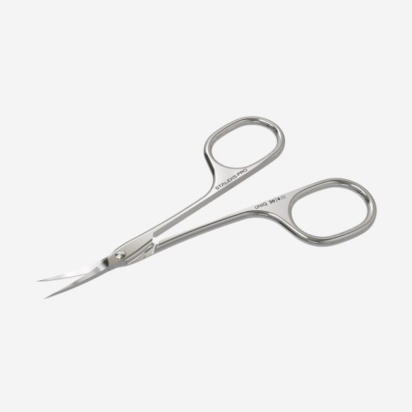 Staleks - Professional cuticle scissors “Asymmetric” UNIQ 20 TYPE 4 - SQ-20/4 - מספריים מקצועיות לציפורן "אסימטרי" UNIQ 20 TYPE 4 - Image 3