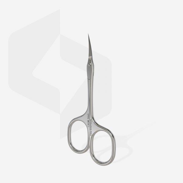 Staleks - Professional cuticle scissors “Asymmetric” UNIQ 30 TYPE 4 - SQ-30/4 - מספריים מקצועיות לציפורן "אסימטרי" UNIQ 30 TYPE 4 - Image 2