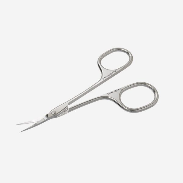 Staleks - Professional cuticle scissors “Asymmetric” UNIQ 30 TYPE 4 - SQ-30/4 - מספריים מקצועיות לציפורן "אסימטרי" UNIQ 30 TYPE 4 - Image 3