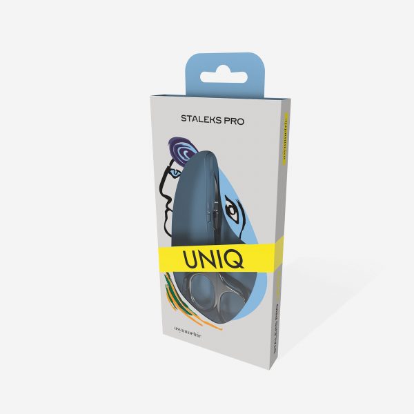 Staleks - Professional cuticle scissors “Asymmetric” UNIQ 30 TYPE 4 - SQ-30/4 - מספריים מקצועיות לציפורן "אסימטרי" UNIQ 30 TYPE 4 - Image 5