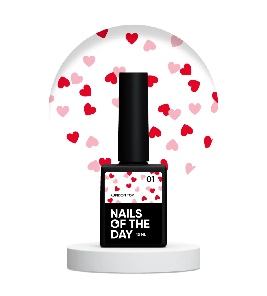 NAILSOFTHEDAY - Kupidon top 01 10 ml фінішне покриття для нігтів