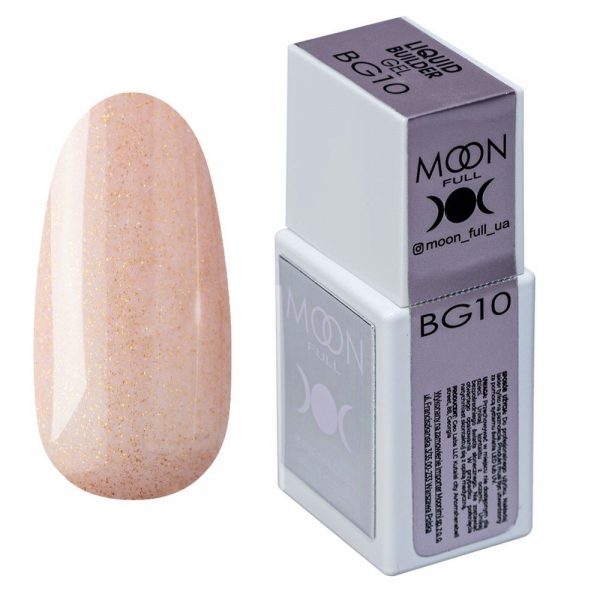 MOON FULL - Рідкий гель для зміцнення та моделювання нігтів Liquid Builder Gel №BG010, 15 мл