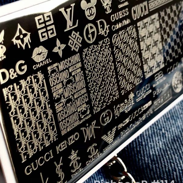 Stamping Nail Art Plate RichColor 114 - Image 3