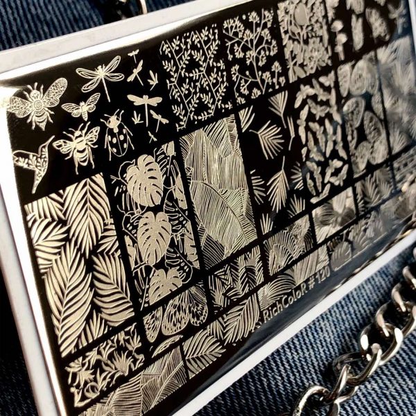 Stamping Nail Art Plate RichColor 120 - Image 2