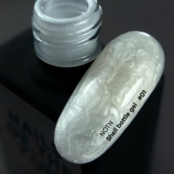 NAILSOFTHENIGHT - Shell bottle gel з перлинним ефектом для нігтів 01 10 ml - Image 2