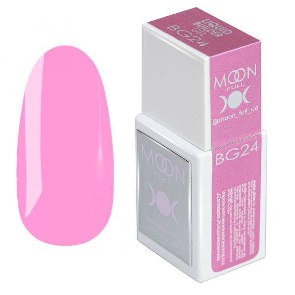 MOON FULL - Рідкий гель для зміцнення та моделювання нігтів Liquid Builder Gel №BG24, 15 мл