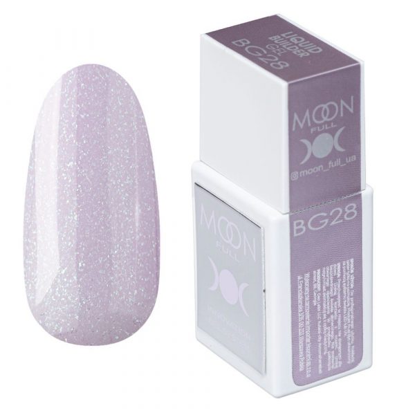 MOON FULL - Рідкий гель для зміцнення та моделювання нігтів Liquid Builder Gel №BG28, 15 мл