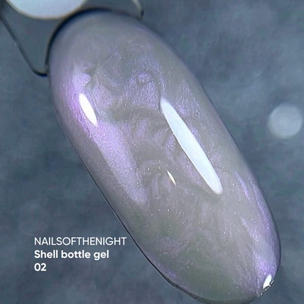 NAILSOFTHENIGHT - Shell bottle gel з перлинним ефектом для нігтів 02 10 ml - Image 4