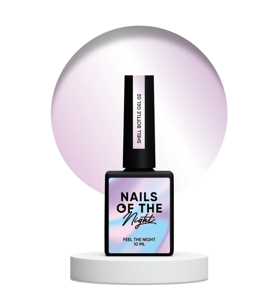 NAILSOFTHENIGHT - Shell bottle gel з перлинним ефектом для нігтів 02 10 ml