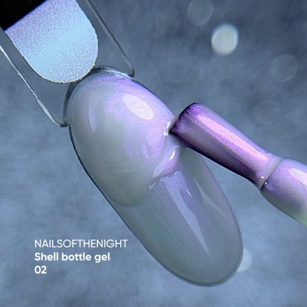 NAILSOFTHENIGHT - Shell bottle gel з перлинним ефектом для нігтів 02 10 ml - Image 5