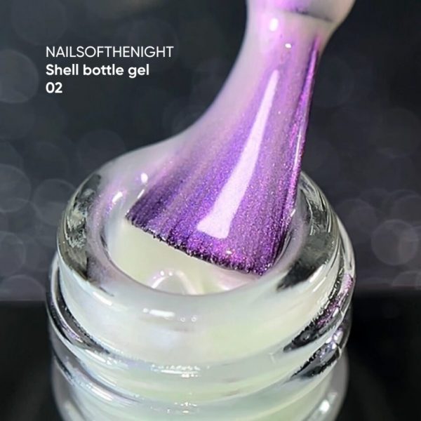NAILSOFTHENIGHT - Shell bottle gel з перлинним ефектом для нігтів 02 10 ml - Image 3
