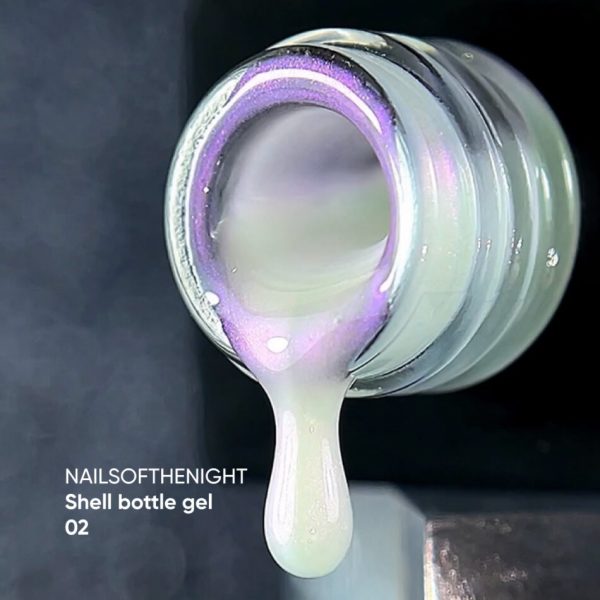 NAILSOFTHENIGHT - Shell bottle gel з перлинним ефектом для нігтів 02 10 ml - Image 6