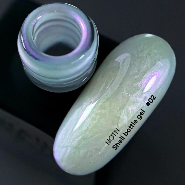 NAILSOFTHENIGHT - Shell bottle gel з перлинним ефектом для нігтів 02 10 ml - Image 2
