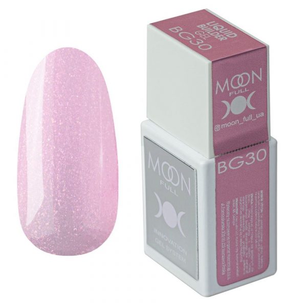 MOON FULL - Рідкий гель для зміцнення та моделювання нігтів Liquid Builder Gel №BG30, 15 мл