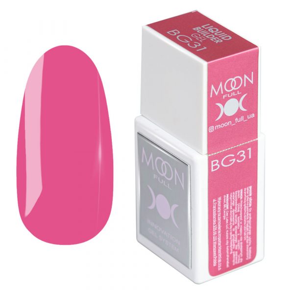 MOON FULL - Рідкий гель для зміцнення та моделювання нігтів Liquid Builder Gel №BG31, 15 мл