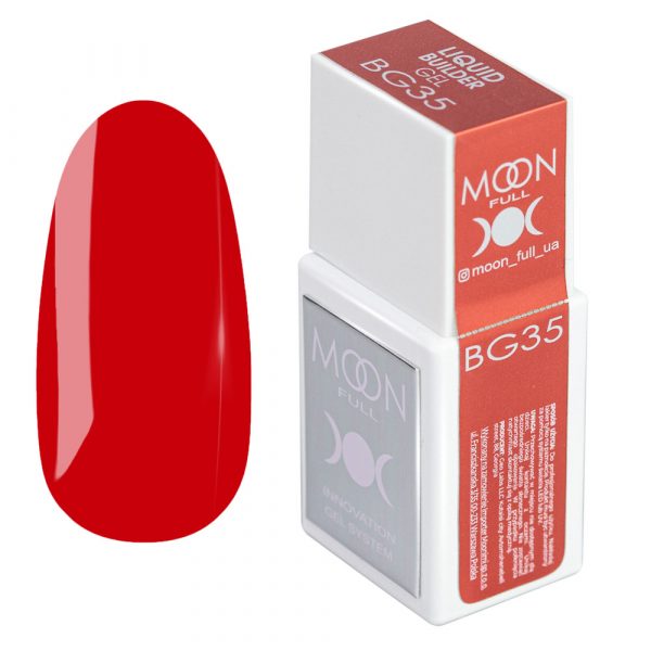 MOON FULL - Рідкий гель для зміцнення та моделювання нігтів Liquid Builder Gel №BG35, 15 мл