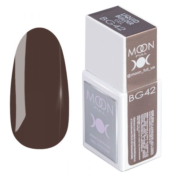 MOON FULL - Рідкий гель для зміцнення та моделювання нігтів Liquid Builder Gel №BG42, 15 мл