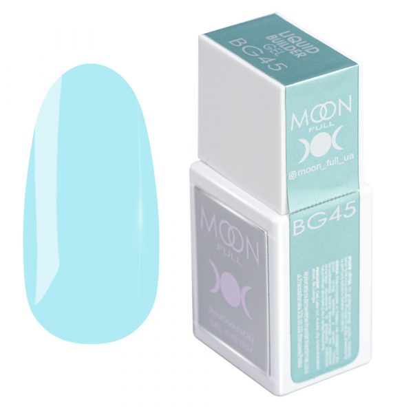 MOON FULL - Рідкий гель для зміцнення та моделювання нігтів LIQUID BUILDER GEL NO. BG45, 15 ML