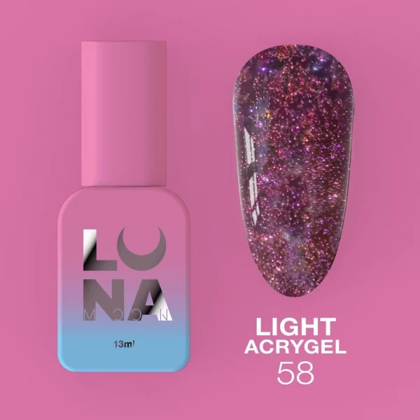 LUNA MOON - Рідкий Гель Light Acrygel 13ml № 58