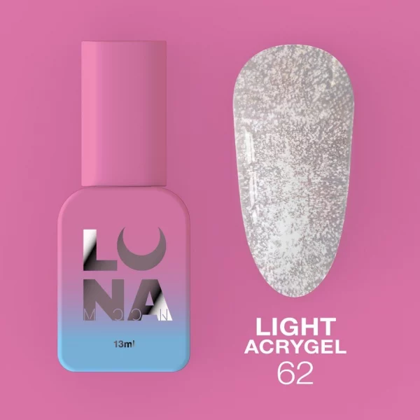 LUNA MOON - Рідкий Гель Light Acrygel 13ml № 62
