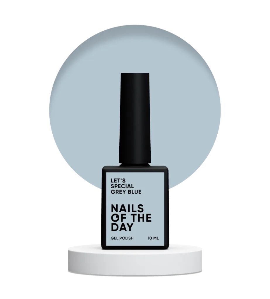 NAILSOFTHEDAY - Let's special Gray blue 10 ml гель–лак для нігтів