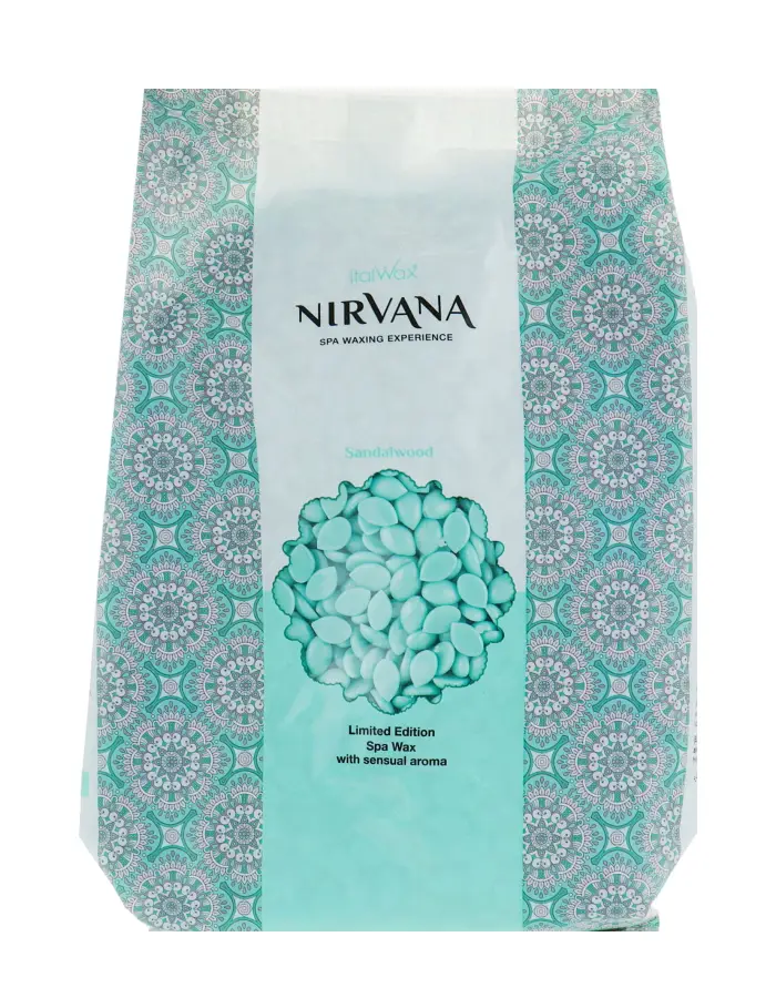 Italwax - Hot wax granules NIRVANA Sandalwood, 1 kg - שעווה חמה בגרגירים נירוונה אלמוג - 1 קילו