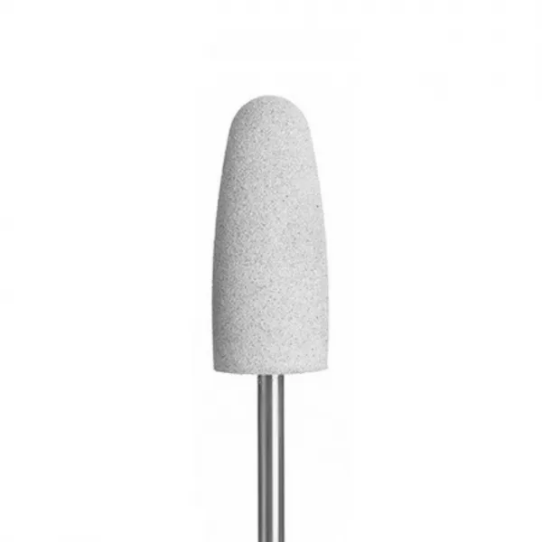 Silicone drill bitt Cone round, 180 gritt, white