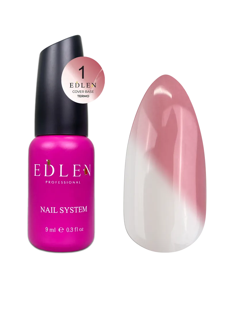 Камуфлююча база Cover base Termo Edlen 9 ml. №01
