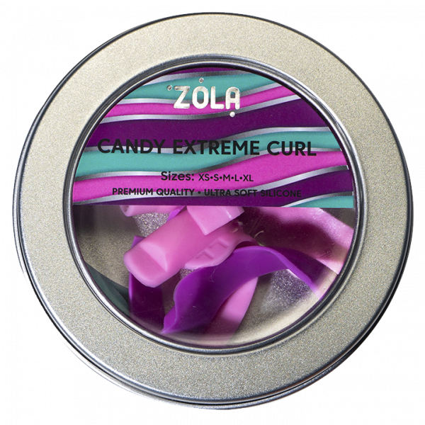 ZOLA - LAMINATING ROLLERS CANDY EXTREME CURL - (XS, S, M, M, L, XL) - רולים למינציה סוכריות תלתל קיצוני