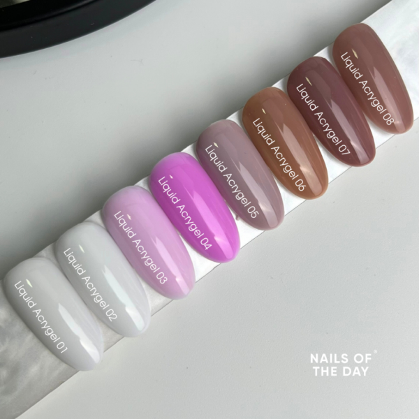 NAILSOFTHEDAY - Liquid Acrygel 05 рідкий акригель нової формули для нігтів, 15 мл - Image 3