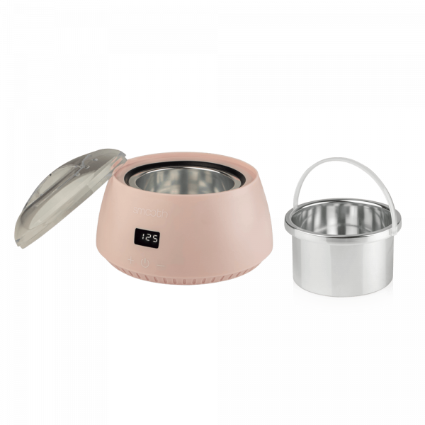 Voskoplav SMOOTH SL-500 POWDER PINK | Professional and compact wax for depilation - מחמם שעווה מקצועית וקומפקטית לאפילציה - ורוד פודרה - Image 2