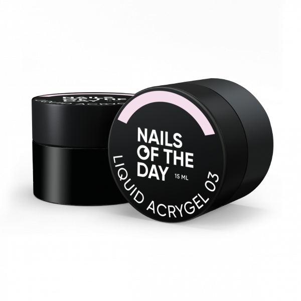 NAILSOFTHEDAY - Liquid Acrygel 03 рідкий акригель нової формули для нігтів, 15 мл