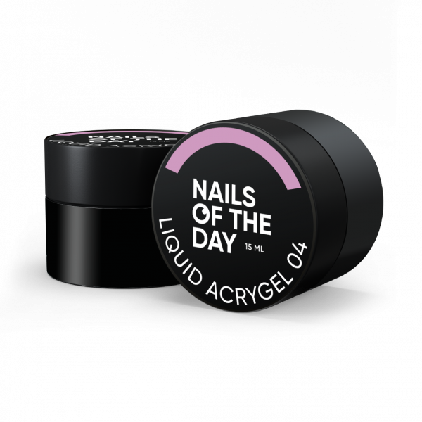 NAILSOFTHEDAY - Liquid Acrygel 04 рідкий акригель нової формули для нігтів, 15 мл