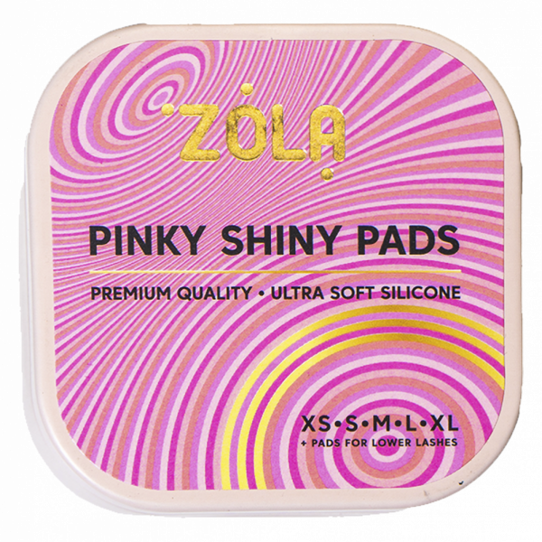 ZOLA - LAMINATING ROLLERS PINKY SHINY PADS - (XS, S, M, L, XL) - רולים למינציה ורדרדים מבריקים